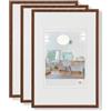 walther design New Lifestyle KV130J3 - Cornice portafoto in plastica, 21 x 29,7 cm, confezione da 3 pezzi