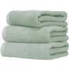 Ruggeri - Set 3 Asciugamani Viso 50x100 100% Cotone - Extra Morbido - Collezione Let's Color! (Salvia)