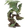 Nemesis Now - Statuetta per adulti, motivo: drago della foresta, 25,5 cm, in resina, verde, taglia unica