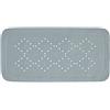 SPIRELLA - Tappeto per Vasca in Schiuma PVC Alaska - Tappeto da Bagno Antiscivolo con Ventose + Fori di Drenaggio Antimuffa - Grigio Chiaro - 71 X 36 cm