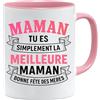 Jungle Mug Tazza per mamma con scritta francese per la festa della mamma | Du bist die beste Mama Idea Regalo | Tazza da caffè Bonne Fête des Mères per donne e mamme