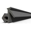 DQ-PP S-834X VEKA guarnizione per finestre, colore nero, 100 m, in gomma, per finestre in PVC, per profili in alluminio, per porte