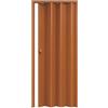 ESTO Porta a Soffietto con Serratura Chiave da Interno 84 x 215 cm Misura, Economy e Premium quality, Porta Scorrevole 6 Colori diversi Bianco, Noce, Ciliegio, Legno Scuro (Ciliegio Venato)