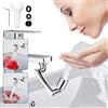 DAMIII Aeratore Rubinetto Cucina, Rotante 1080 Gradi, Prolunga Rubinetto | Rompigetto Rubinetto con 2 Modalità, Filtro Antispruzzo, Prolunga Durevole a Prova Di Spruzzi, per Lavello da Bagno e Cucina