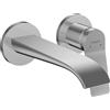 hansgrohe Vivenis Miscelatore monocomando lavabo ad incasso a parete con bocca di erogazione 19,5 cm, cromo, 75050000