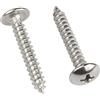 ORANXIN M4 x 10mm 40 Pcs Testa rotonda Viti per legno 304 Acciaio inossidabile Croce Fungo Testa Coda a punta Viti autofilettanti