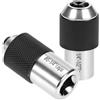 QWORK® 2 pezzi adattatore per chiavi a bussola con filettatore, regolabile, azionamento da 3/8 di pollice per M3-M12, acciaio 45#, ideale per estrattori di viti, filettature e spazi stretti