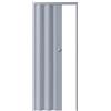 ESTO Porta a Soffietto con Serratura Chiave da Interno 84 x 215 cm Misura, Economy e Premium quality, Porta Scorrevole 6 Colori diversi Bianco, Noce, Ciliegio, Legno Scuro (Grigio Chiaro)