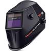 HITBOX Casco per Saldatura con Oscuramento Automatico, Alimentazione Solare e Batteria Ricaricabile, Gradazioni 4/5-9/9-13, Visione Chiara, per Saldatura MIG, ad Arco e TIG