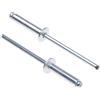 Keple 4.8mm x 28mm Rivetti Ciechi in Lega, Confezione da 50 - Rivetti per Metallo, Rivetto Cieco a Testa Bombata, Corpo in Alluminio e Mandrino in Acciaio, Rivetti a Pressione a Scatto per Metallo