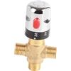 WPKD BLUEIY Miscelatore termostatico a 3 vie in ottone, valvola d'acqua calda e fredda, 11,67 l/min, 0,03-1,0 MPa, per doccia e bagno