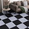 GBACHOOSE 30 piastrelle autoadesive per moquette, 30 x 30 x 0,4 cm, antiscivolo, quadrati per cucina, ufficio, camera da letto, interni ed esterni
