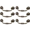 FHGSPQWM Set di maniglie in bronzo anticato da 86 mm, con spazio tra i fori, tradizionali maniglie per cassetti, maniglie ergonomiche, per rinnovare la casa, maniglia tradizionale