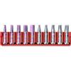PB Swiss Tools BitBlock con 10 bit Torx esagono incassato PB C6.704 | 100% Swiss Made | Pratico blocco Bitblock con PrecisionBits per applicazioni standard nell'industria e nell'artigianato
