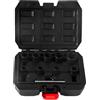 CCLIFE Set di estrattori per dadi da 3/8, 10-19 mm, per avvitatori a percussione