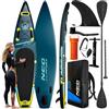 Neo-Sport Stand Up Paddling Board Reefbreak 11.6 - Allround SUP Board Set per escursioni e tempo libero - 350 x 81 x 15 cm - fino a 150 kg - con pagaia, pompa, leash e zaino