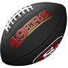 Wilson MINI NFL TEAM SOFT TOUCH FB BL SF, Schwarz