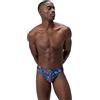 Speedo Print Brief 2 Slip da Nuoto per Uomo, Flare Pink, 28