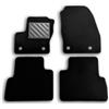 MTC Automotive Tappetini per Ford C-MAX II 2013-2015 Restyling/C-MAX III dal 2015- / Grand C-MAX dal 2015- Antiscivolo, battitacco in gomma rinforzato
