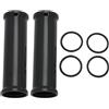 MAGHSWET Stivali ammortizzatori Adatto per Harley Sportster XL 1200 883 Iron Roadster Motociclo 180MM Soffietto forcella anteriore Copertura(Black)