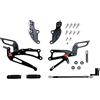 avdb-moto Pedane Arretrate Regolabili compatibile con YAMAHA MT07 MT-07 RM04 2014-2017, XSR 700 2017-2025, MT07 Tracer 700 2016-2019, MT07 MT-07 2018-2020, TRACER 7 /GT 2020-2025, MT07 2021-2023