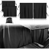 Byfoyif 3 Tende Divisoria Auto per Privacy, Tenda Divisoria per Interni, Auto Tenda per Auto Sole per Viaggio Universale, Auto Finestra Parasole Rimovibile per Finestrini Auto per Camper