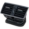 Generic Griglia di ventilazione per climatizzatore auto per Skoda Superb 2016 2017 2018 2019 cromata per uscita aria condizionata posteriore.