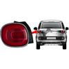 Palmaspareparts FARO FANALE STOP POSTERIORE SINISTRO SX PER 500L CORNICE CROMATA