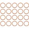 Briny River 30 guarnizioni per tappo dell'olio in rame 10261060 10261160 compatibile con Alfa compatibile con Mito 2008-2018 18 x 14 x 1,5 mm