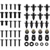 DTSGCX Moto Carena Completa Bulloni Kit Carenatura Bulloni Pinze Viti In Acciaio Inox Per Suzuki AN650 Burgman 650 2003-2018 Viti carenatura(Nero)