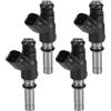 INFINAUTO Iniettore Carburante, Ugello Iniezione Carburante No.55559377 per OPEL per Astra H Hatchback 1.3 CDTI 2005-2010 per FIAT Panda Hatchback 0.9 2019, 4 Pz.Metallo