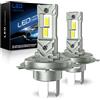 SHINYY Lampadine H4 LED per Fari da Auto e Moto, 2026 Nuovo 24000LM Alta Potenza 6500K Bianco Freddo Lampade LED H4/HB2/9003 per Veicolo Anabbagliante e Abbagliante, Canbus Anti Errori, Pack da 2