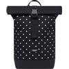 LARKSON Zaino Donna & Uomo Polka Dots - Janne Small - Zaino roll-top con Scomparto per Laptop per Università, Lavoro, Viaggi e Bicicletta - Zainetto Piccolo - Idrorepellente