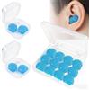 ZHXGO 8 Paia Tappi Auricolari in Silicone per Dormire - Riutilizzabili, Impermeabili e Antirumore, Morbidi Tappi Orecchie Modellabili con Design Confortevole Adatti a Viaggi, Lavoro, Sonno Profondo