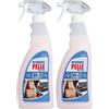 FEI FAN Detergente PELLE, Auto e Casa, HDR-09, Per Tutti i Colori 750ml (2 Unità)