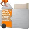 Minismus Tappeto Bagno Assorbente Diatomite - 60x 40 cm Tappetino Bagno- Tappeto Doccia Assorbente - Tappetino da Bagno in Pietra - Stone Bath Mat - Tappeto Farina Fossile Bagno