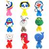 whatUneed Portaspazzolino per bambini, portaspazzolino da parete con ventosa (9 pacchetti animali casuali)