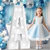 XFNWT Lettere luminose a LED da 1,2 m, kit di luci a mosaico per compleanno, laurea, baby shower, casa, bar, eventi interni ed esterni, A, 120 cm