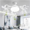 AKOFIC Ventilatore da Soffitto con Luce, Plafoniera con Ventilatore Forma di Drone