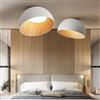 AORom Plafoniere A LED Lampada Da Soffitto Moderna, 24W 13,7 Pollici 2800-6500K Dimmerabile Rotondo Apparecchio Di Illuminazione Per Montaggio A Incasso, Apparecchi Di Illuminazione Per Decorazioni