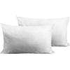PERLARARA Set 2 Copricuscini Letto Copricuscino Anallergico in Cotone Fodere Cuscini Matrimoniale in Fiandra Copriguanciale con Cerniera Damascato