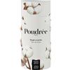 Poudrée Paris - Candela in perle di cera fiore di cotone 500 g - 200 ore | ricaricabile, elegante e riutilizzabile | Kit con 10 stoppini - Made in France - Idea regalo originale