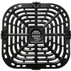 Violiica Bistecchiera di ricambio con 4 gommini per friggitrice ad aria Instant Vortex 6Qt, antiaderente, lavabile in lavastoviglie, 25,4 x 24,4 cm, colore nero