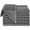 Vaily Set di 10 Strofinacci Premium - Asciugamani da Cucina in 100% Cotone Super Assorbente - Certificato Oeko-Tex - 70 x 45 cm Nero