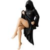Zhongkaihua, Statua Misteriosa, Statua Misteriosa in Vestito Nero, Posizione Seduta, Ragazza Anime, Figurina Action da 10 cm, Modello in PVC, Ornamento per Casa, Auto, Scrivania, Regalo di Compleanno