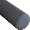 MSNCS Cervicale Rotolo Cilindro Cuscino lungo 30/40/50/60/70/90/100 cm, Cuscino Cilindrico Memory Foam Supporto Rimovibile Cervicale/Lombare, per Letto, Divano,Yoga,Lombare(Grigio scuro,15cmx60cm)