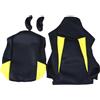 Generic Copri Sedia Gaming Elasticizzata, Coprisedia Gaming bicolore di poliestere, Da Ufficio Con Braccioli E Schienale, Morbido, traspirante e lavabile(Noir Jaune)
