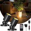 Lamptobe 2PCS Mini Faretti a Spot,2-in-1 1.5W Vetrina per Gioielli Luci Dimmerabili LED Spot,Piccola Luce D'accento, Faretti da Lncasso a LED per Vetrine,Gioielli,Armadi,Modelli