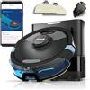 Ninja Shark Matrix Plus - Robot aspirapolvere 2 in 1 con mappatura domestica LiDAR e pulizia bordi per tappeti, pavimenti duri e peli di animali domestici, anallergico,