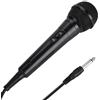 TARSHYRY Microfono Karaoke, Microfono Cantante Portatile Portatile Mobile Mobile Dinamico Vocale Cablato Chiaro per Altoparlante, Amplificatore, Mixer, Dvd (BLACK)